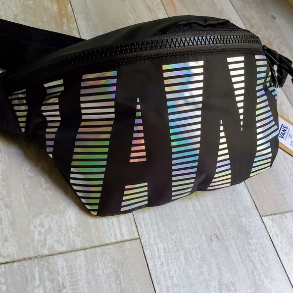 vans iridescent fanny pack